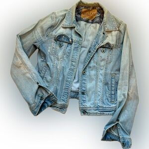 womens denim jacket size M